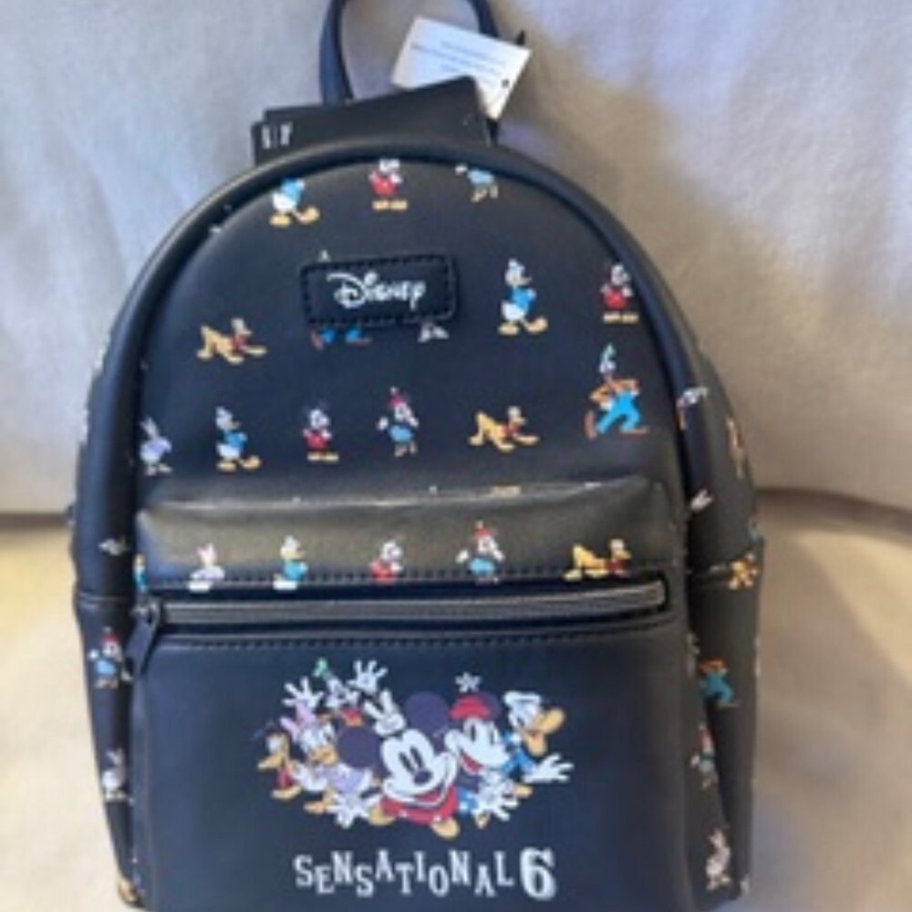 NWT Loungefly Disney Sensational Six mini backpack